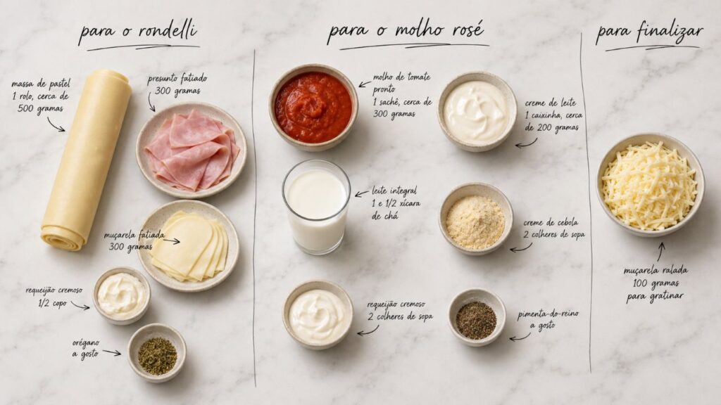 Enrole a massa de pastel do jeito certo e prepare um rondelli gratinado que deixa qualquer jantar mais especial