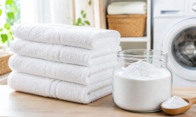 Nem vinagre, nem bicarbonato: as toalhas ficarão mais limpas se você adicionar um produto natural à lavagem