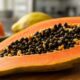 Sementes de mamão concentram fibras e compostos naturais da fruta