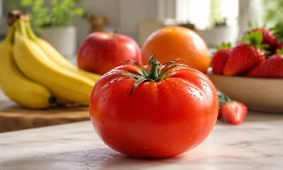Subtítulo: Tomate surpreendeu ao superar frutas populares em um ranking baseado na densidade de nutrientes