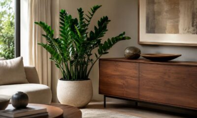 O canto escuro da sala pode ganhar vida com a planta certa