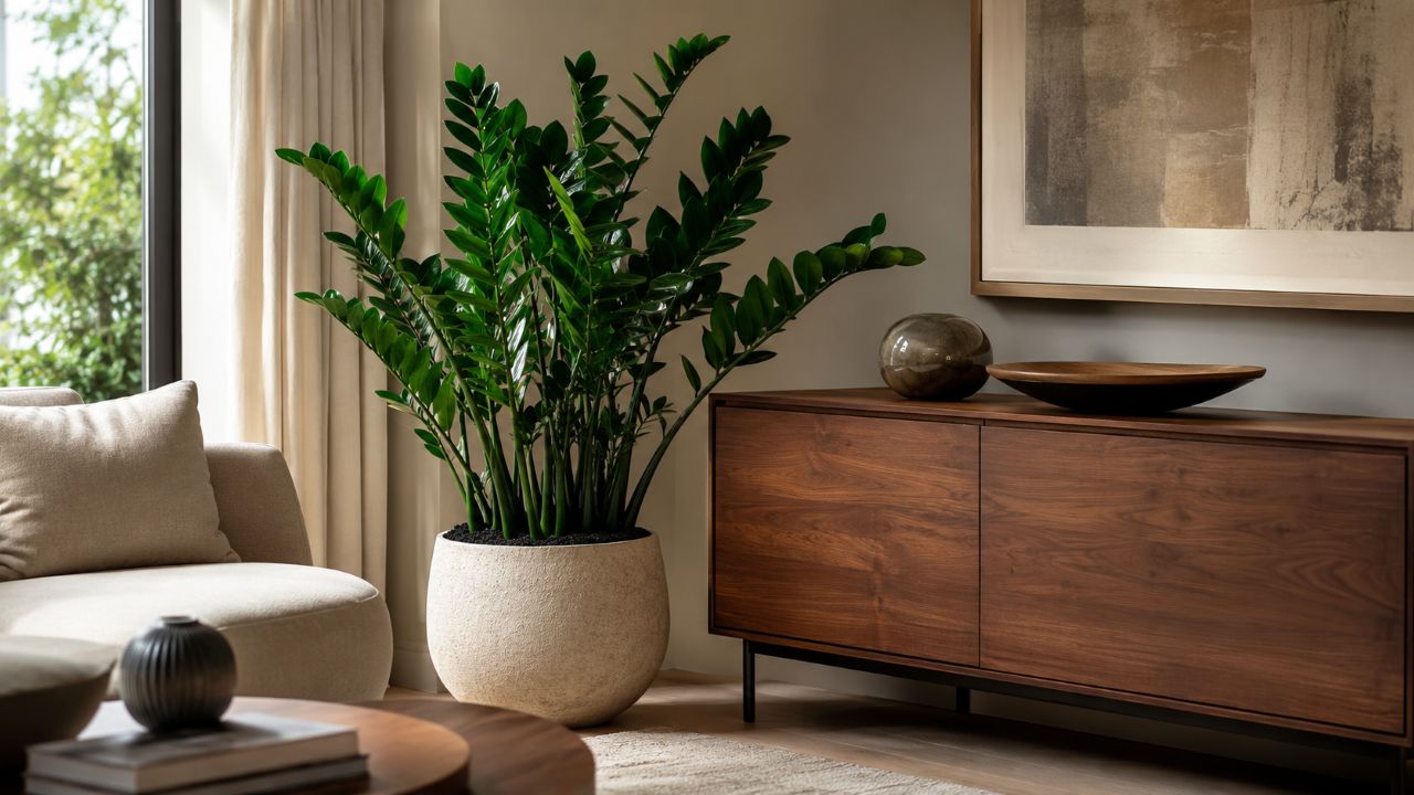 O canto escuro da sala pode ganhar vida com a planta certa