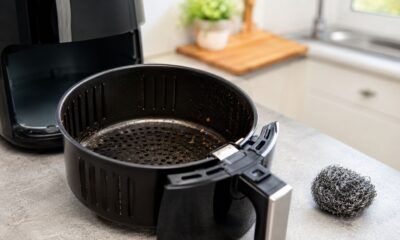 Palha de aço pode riscar o antiaderente da Airfryer