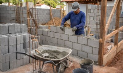 Material usado em obras está acelerando o assentamento de paredes e chamando atenção no setor