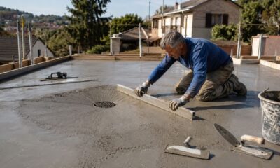 Traço correto, compactação, caimento e cura ajudam a reduzir fissuras e infiltrações na laje