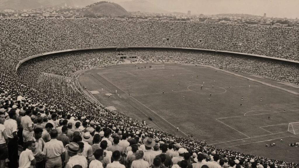 A lotação de 1950 pertence a uma era diferente do futebol
