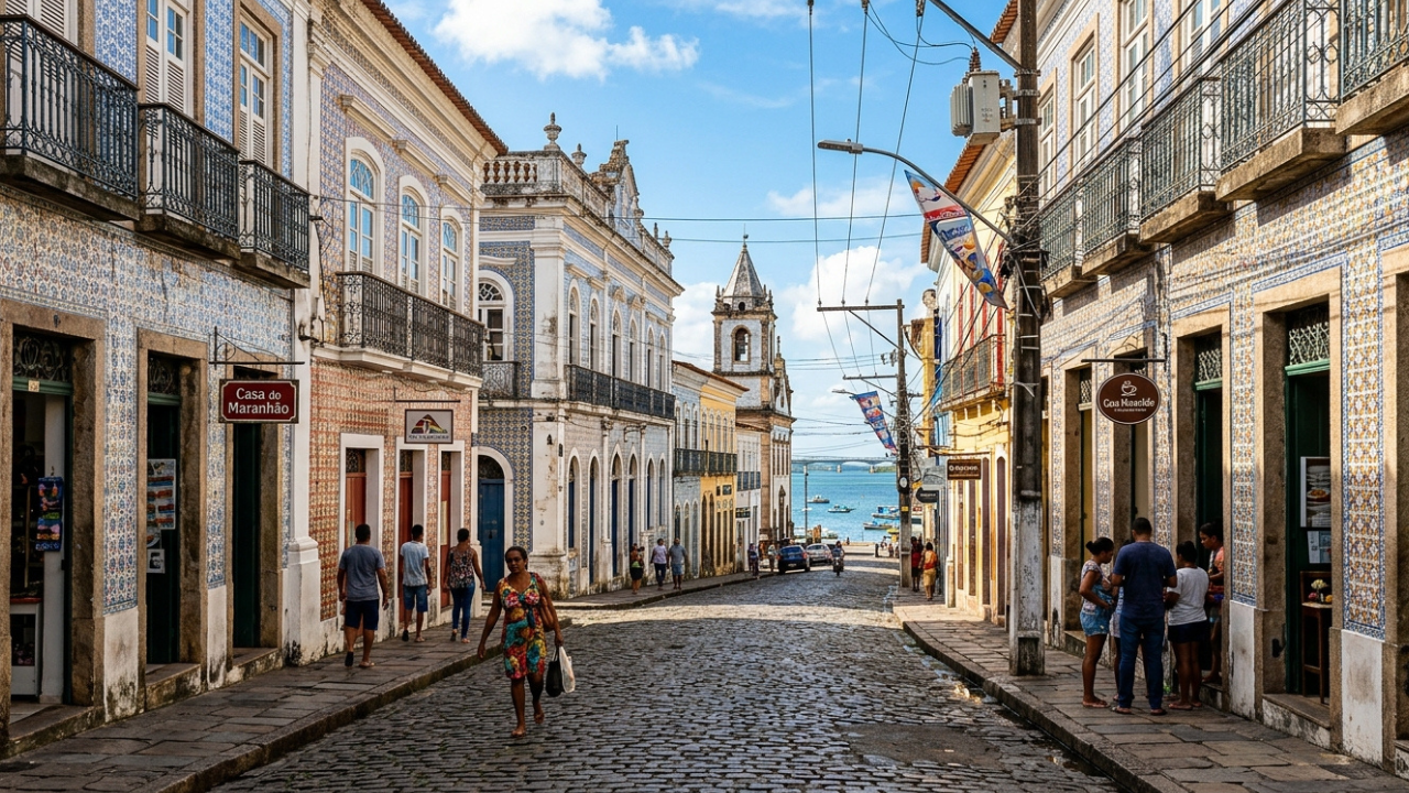A única capital brasileira fundada por franceses tem reggae nas radiolas e 4 mil casarões com azulejos
