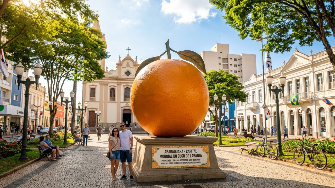A “Capital da Laranja” é a 3ª melhor para viver no Brasil e produz 1 em cada 3 copos de suco consumidos no mundo com um IDH de 0,815 de país europeu