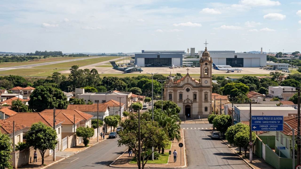 A cidade com 4.7 mil habitantes que lidera a qualidade de vida no Brasil e abriga a maior pista de pouso de concreto das Américas