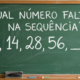 Qual número falta na sequência 7, 14, 28, 56, _? parece simples, mas testa sua atenção