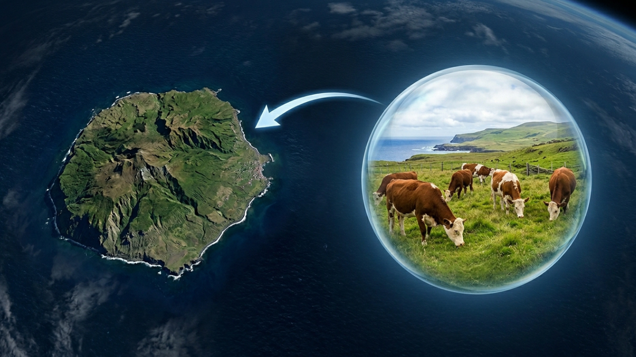Em 1871, um fazendeiro abandonou cinco vacas numa ilha remota e elas acabaram sobrevivendo por 140 anos e colonizando o local com quase 2 mil delas, o que surpreende cientistas até hoje