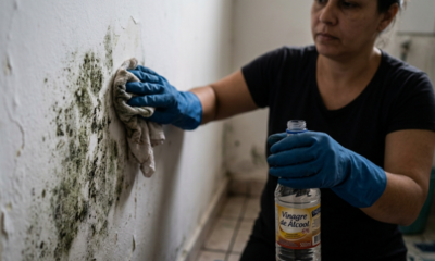 Sem água sanitária nem vinagre: a melhor forma de tirar o mofo da parede do banheiro sem agredir a superfície