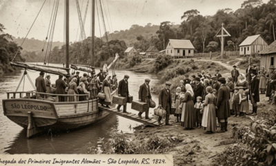 Há mais de 200 anos, em 1824, cerca de 39 pessoas chegaram de barco e iniciaram a história do berço da imigração alemã no Brasil
