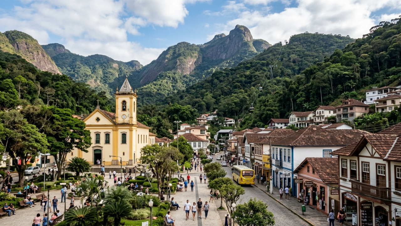 Fundada por suíços e com pico de 2.257 metros, a "Suíça Brasileira" tem título oficial por lei federal