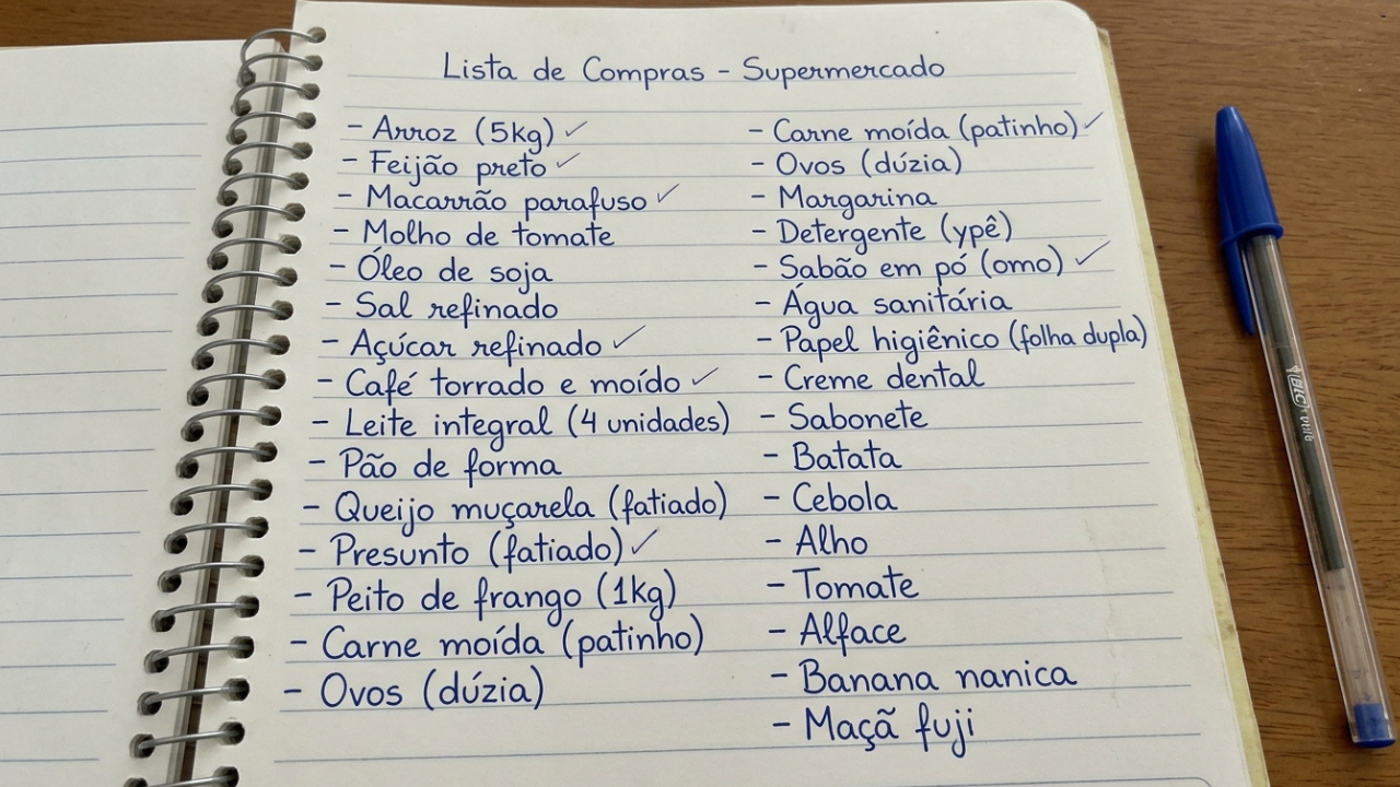 A psicologia afirma que pessoas que anotam a lista de compras no papel em vez do celular geralmente compartilham esta característica de personalidade
