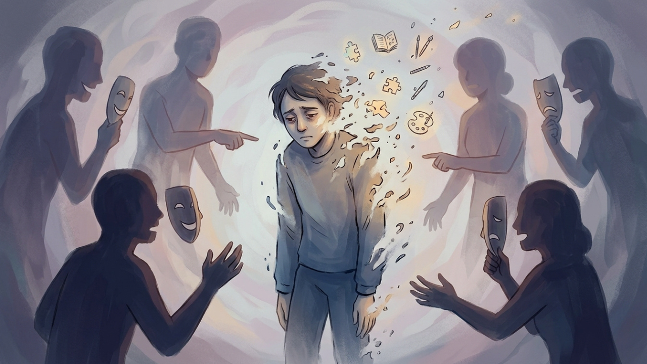 Segundo a psicologia: "Quanto mais energia gastamos tentando agradar a todos, menos sabemos quem realmente somos quando estamos sozinhos." Sobre expectativas e perder quem você é