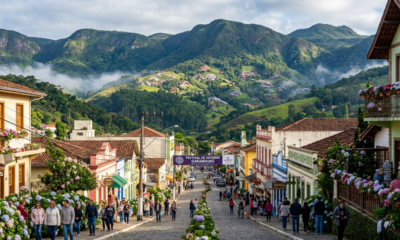 Onde faz frio no Nordeste: A "Suíça Pernambucana" tem montanhas com flores e o maior festival multicultural da América Latina