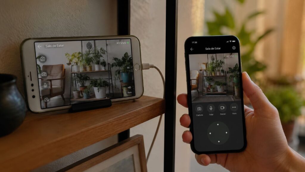 Com Wi-Fi e o aplicativo certo, um celular velho pode transmitir imagens em tempo real para outro aparelho