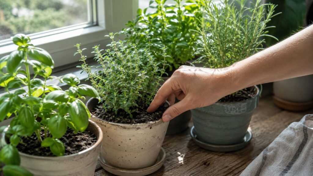 O segredo está em regar apenas quando o substrato começa a secar e garantir boa claridade natural