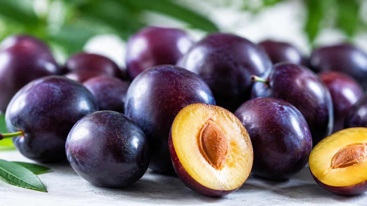 Ameixas roxas concentram cor intensa e compostos naturais importantes