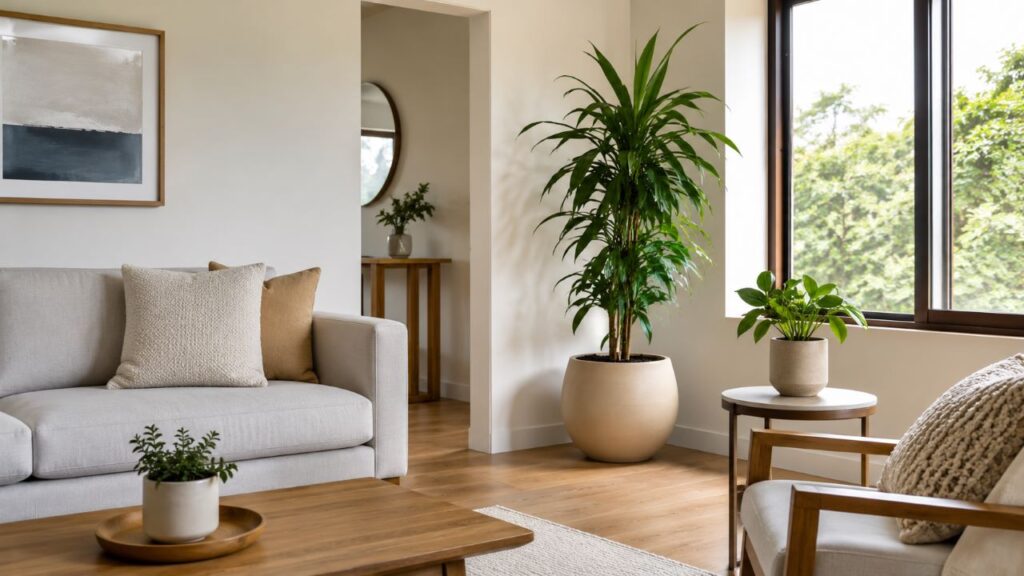 Plantas bem posicionadas valorizam a casa sem tirar leveza