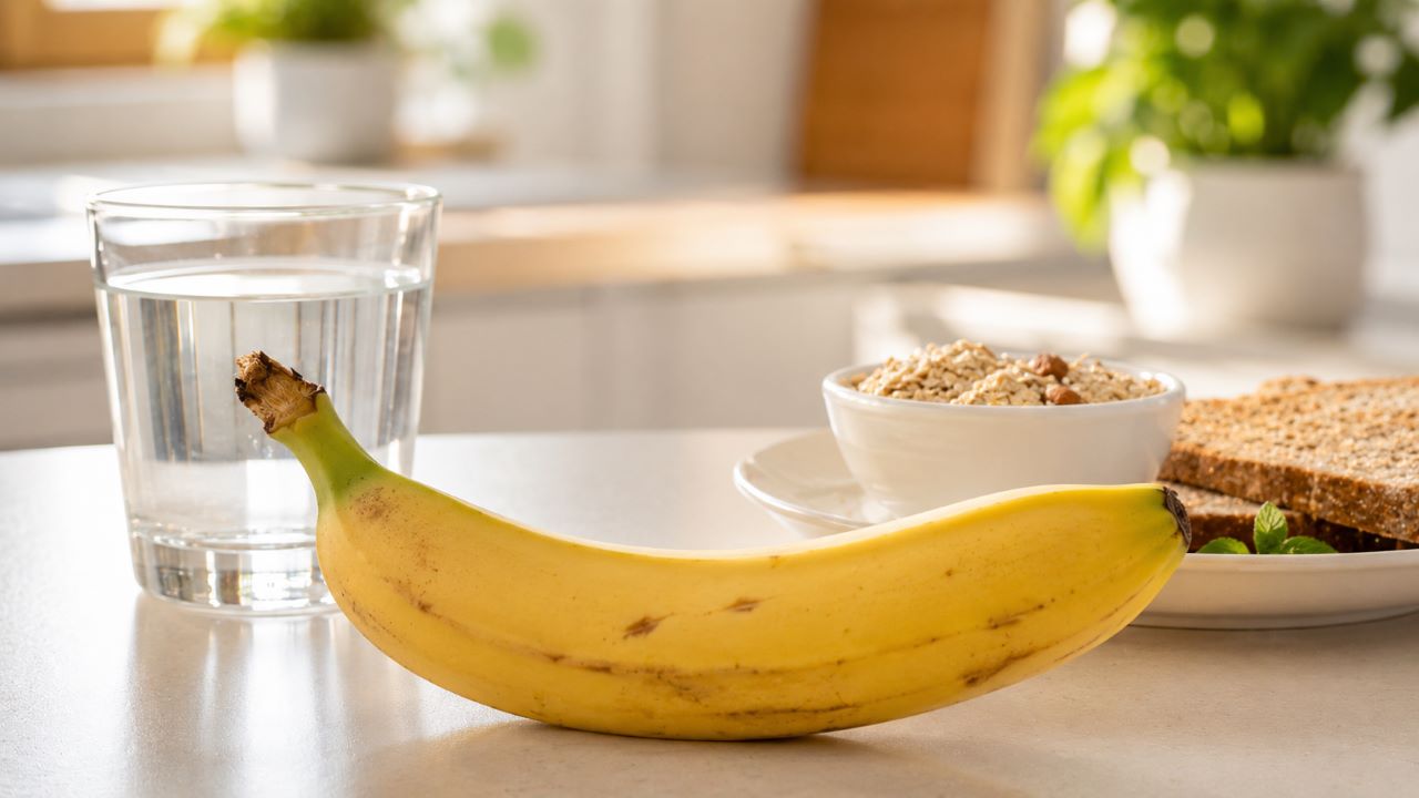 Banana madura pode ser uma opção leve em dias de queimação
