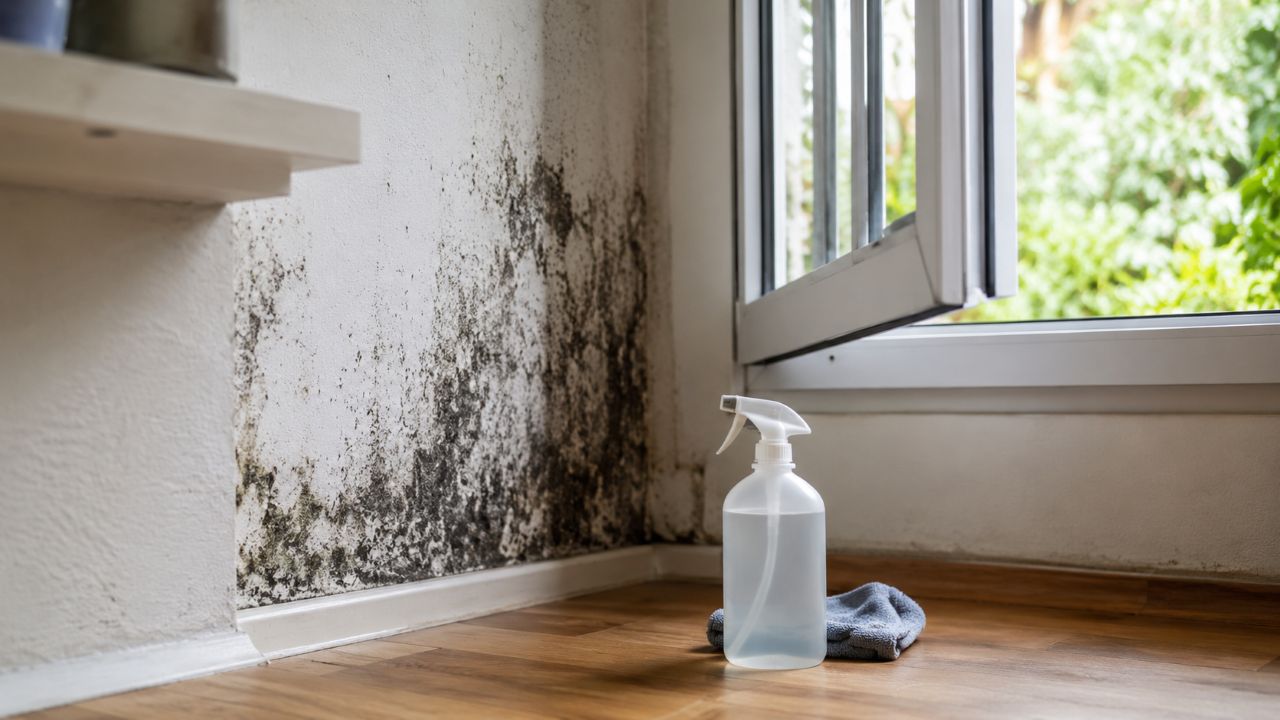Água oxigenada pode ajudar a limpar manchas superficiais de mofo em paredes laváveis