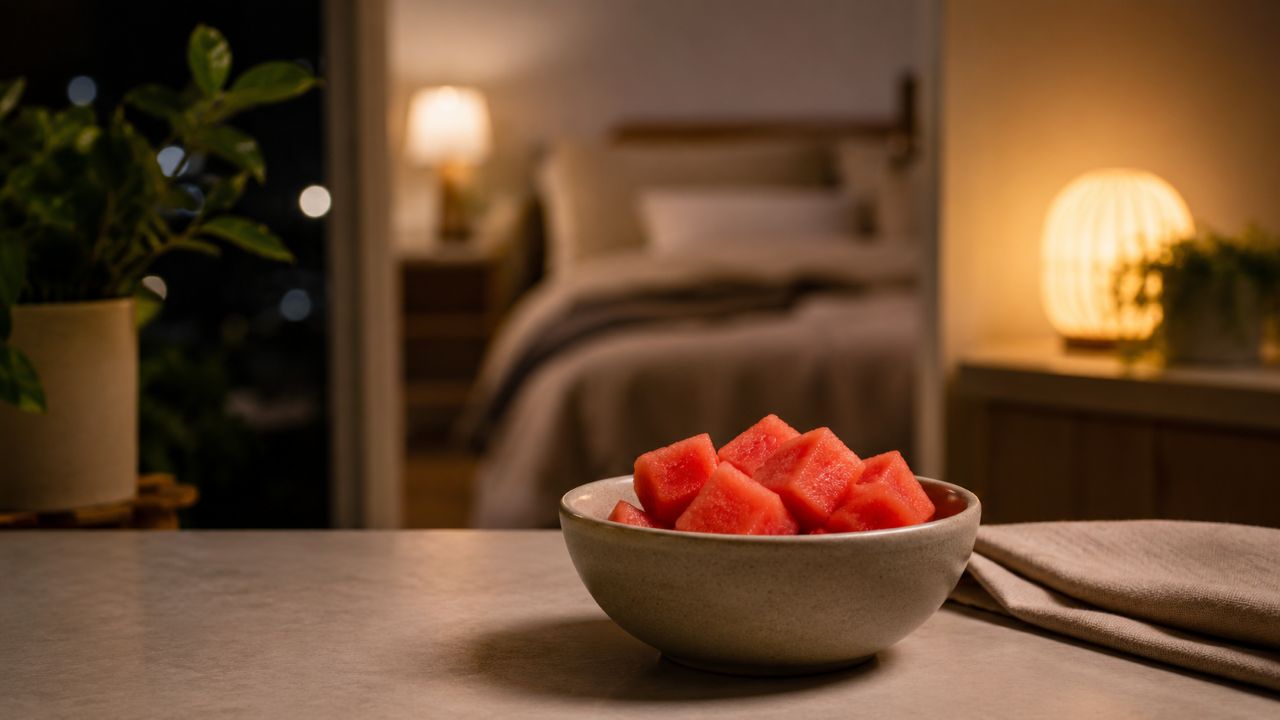 Melancia à noite pode ser uma opção leve para encerrar o dia