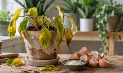 Um ingrediente simples pode ajudar plantas enfraquecidas