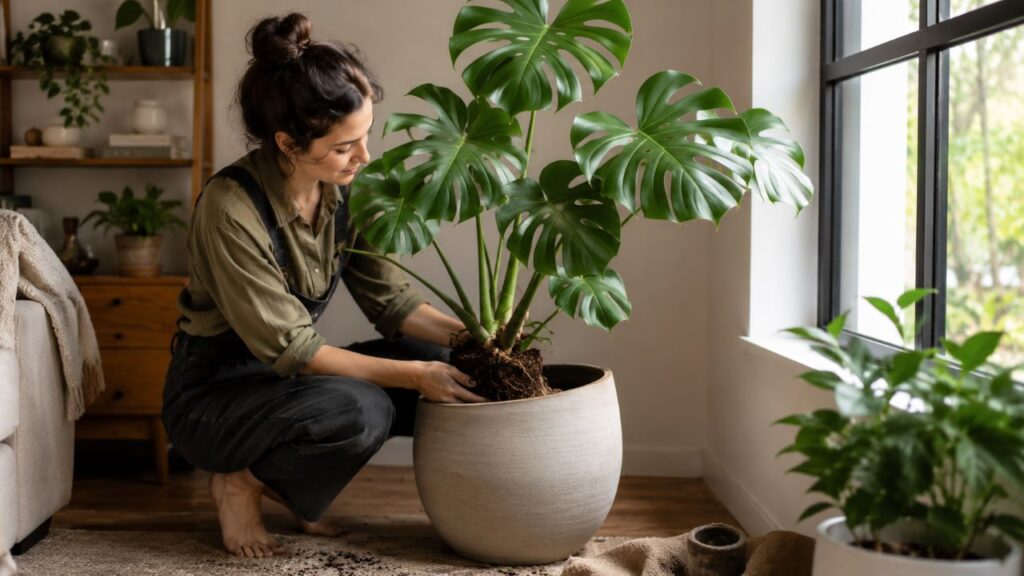 Luz filtrada, vaso com drenagem e espaço para as folhas crescerem ajudam a planta a ficar ainda mais bonita
