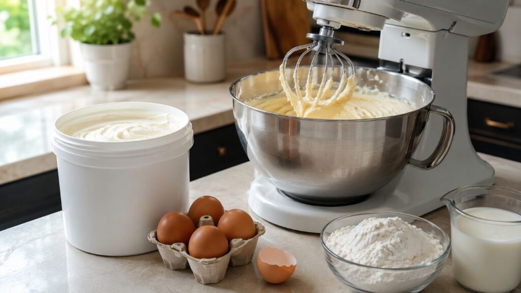 Emulsificante culinário ajuda a incorporar ar, estabilizar a massa e deixar o bolo mais fofinho