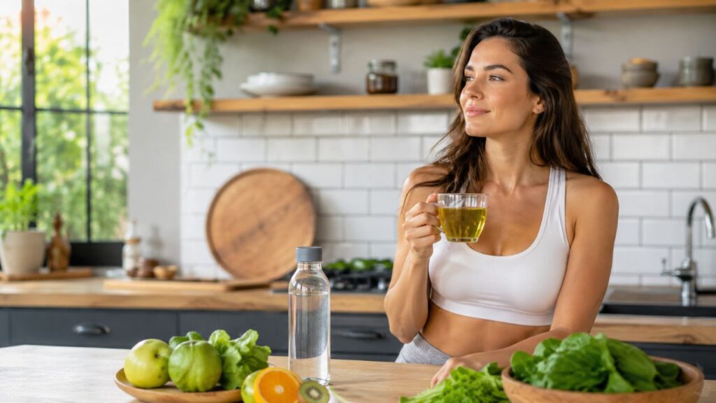 Hidratação, menos sal e hábitos saudáveis potencializam os efeitos do chá verde sobre a retenção de líquidos