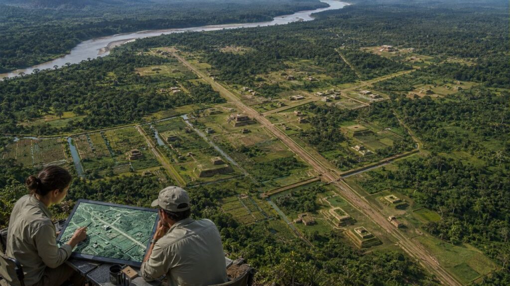 Estradas, plataformas e áreas agrícolas indicam uma sociedade complexa na Amazônia pré-colombiana