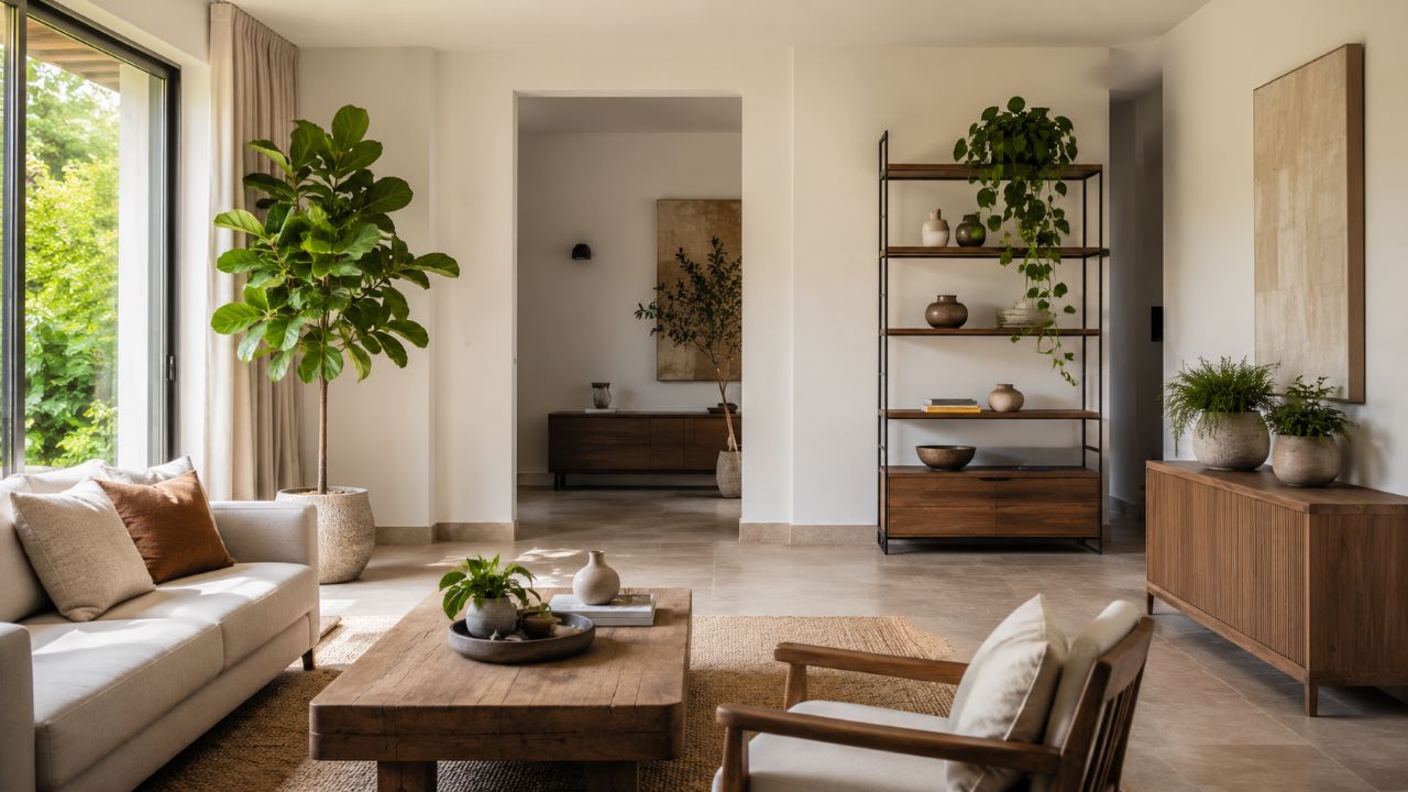 Poucas plantas bem posicionadas criam frescor sem pesar na decoração