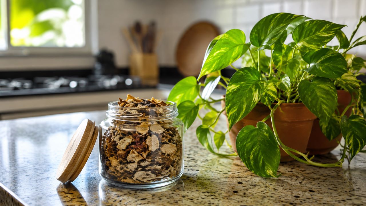 Um resíduo comum da cozinha pode virar reforço simples para cuidar melhor das plantas