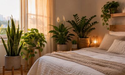 Plantas certas deixam o quarto mais calmo e acolhedor
