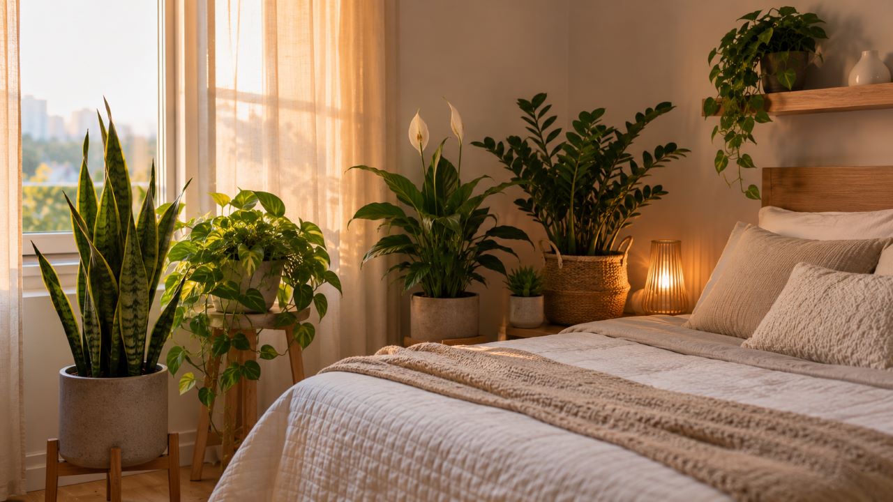 Plantas certas deixam o quarto mais calmo e acolhedor