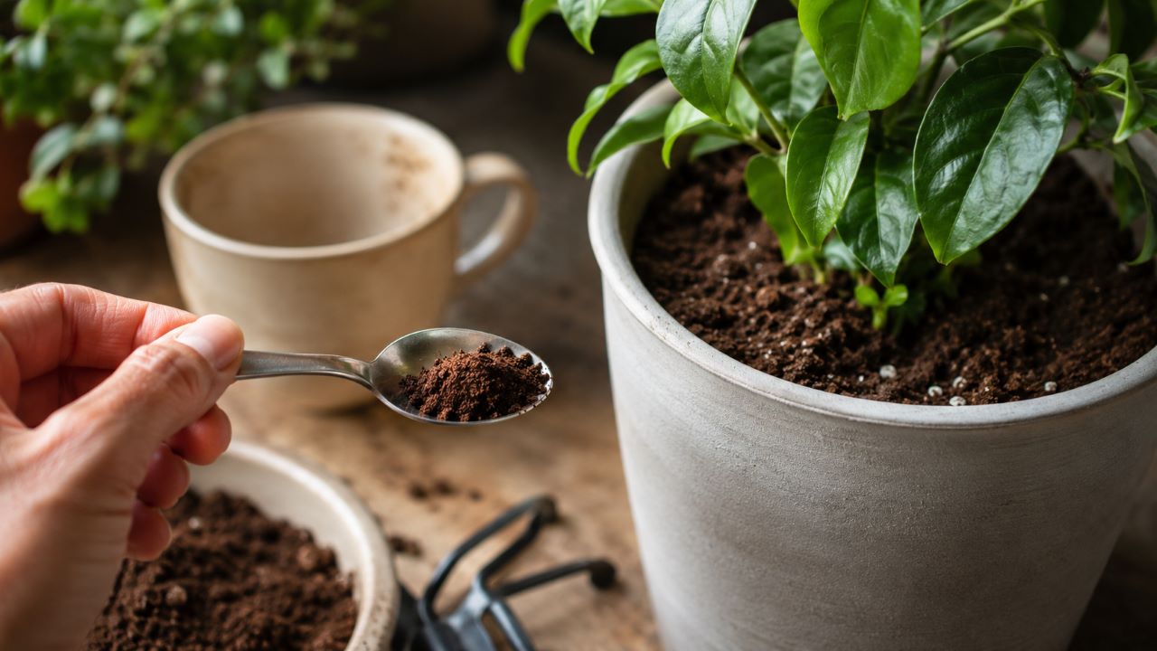 Pó de café usado pode ajudar as plantas quando aplicado com cuidado