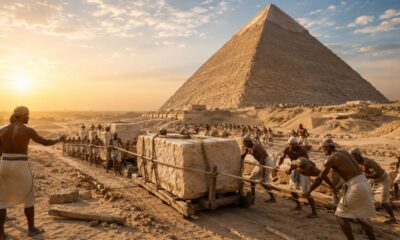 A arqueologia desafia o mito de que as pirâmides foram construídas por escravos