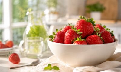 Morango une sabor leve e compostos ligados à saúde cardiovascular