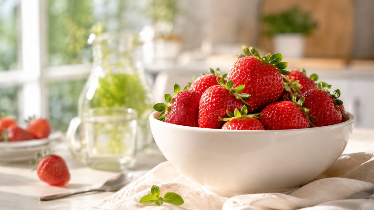 Morango une sabor leve e compostos ligados à saúde cardiovascular