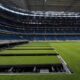 O gramado do Bernabéu desaparece em uma estrutura subterrânea criada para protegê-lo