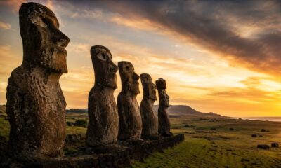 Os moai revelam a força cultural e ancestral do povo Rapa Nui