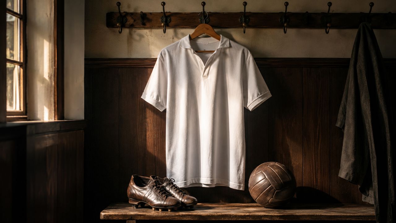 A camisa branca nasceu de uma admiração antiga no futebol