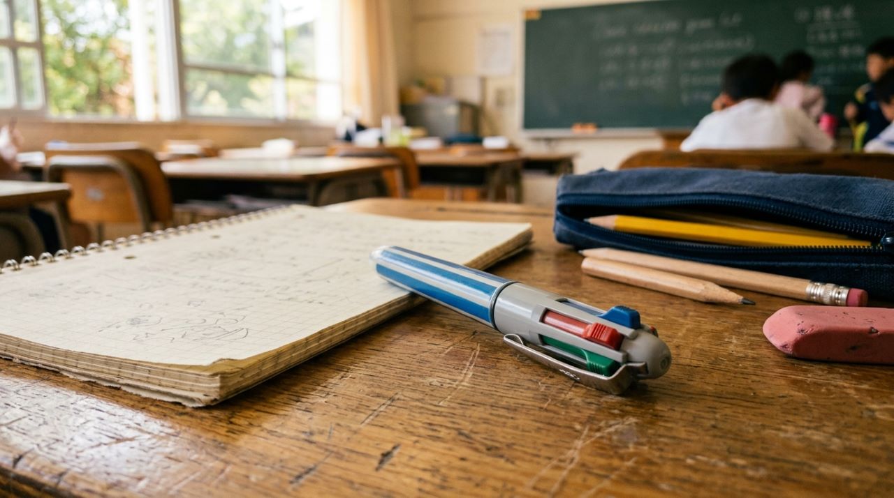 A caneta de quatro cores que virou lembrança de sala de aula