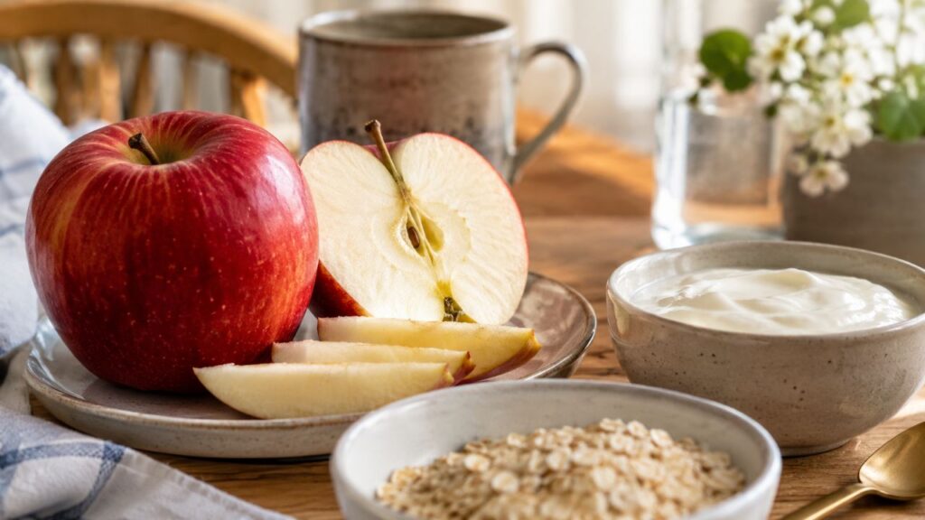 Maçã combina fibras, praticidade e versatilidade para a alimentação após os 60 anos