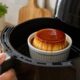 Pudim de Air Fryer fica pronto mais rápido quando feito em porções individuais