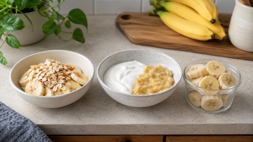 A doçura da banana funciona melhor quando o lanche já está planejado