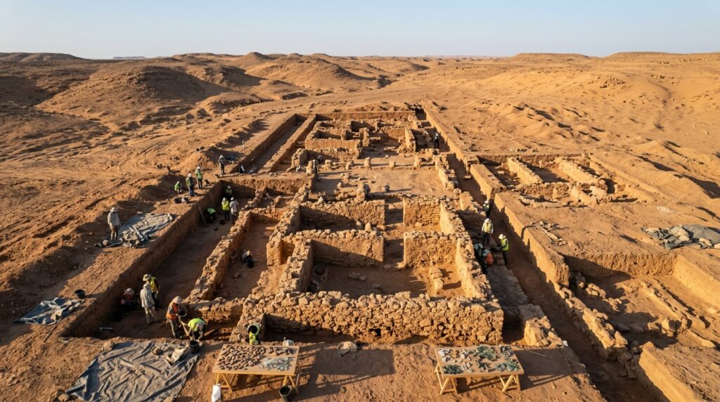 Descoberta surpreendente na Arábia Saudita revela mais de 1.700 artefatos em antiga rota para Meca