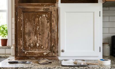 Como recuperar armário de cozinha descascando e deixar o móvel com aparência mais nova hoje em dia
